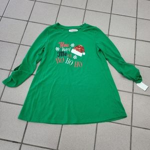 Women's Small Ugly Christmas Sweater "You Had Me At Ho Ho Ho" Sequin Santa Hat